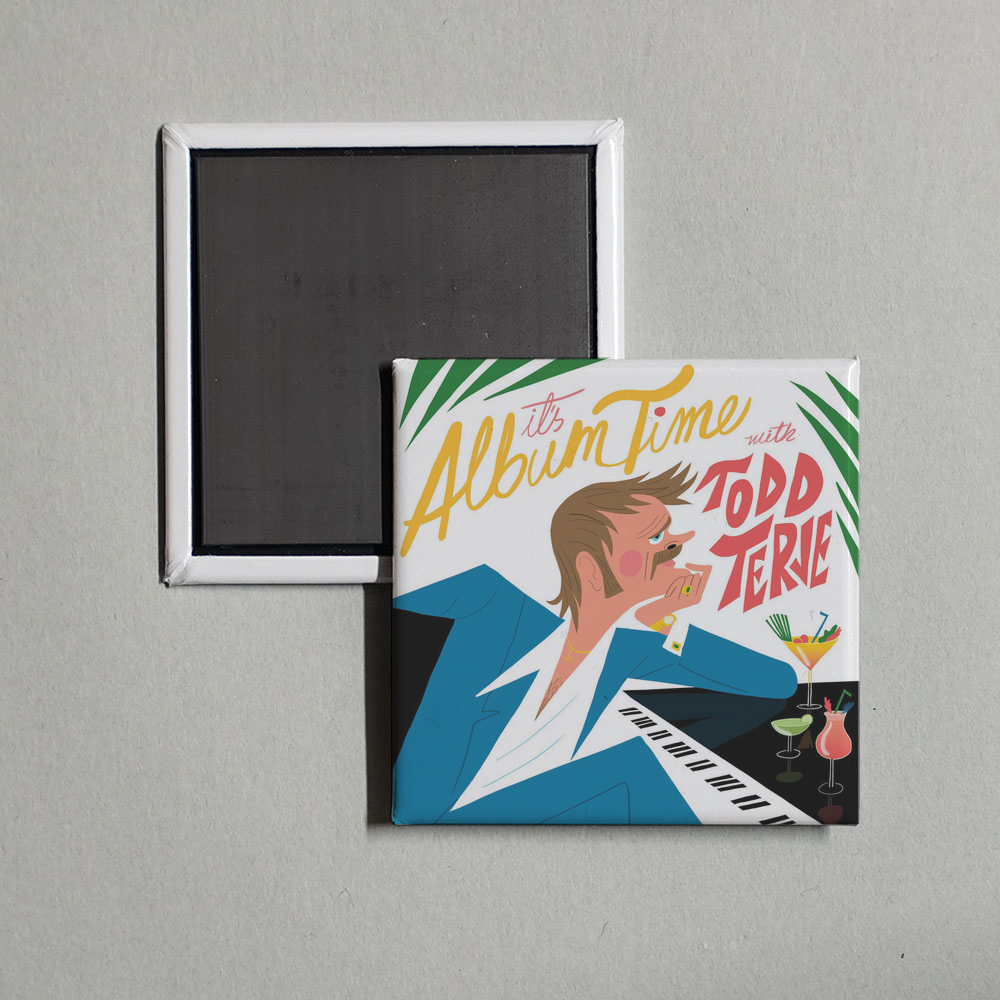 Todd Terje - It's Album Time Album Cover Fridge Magnet
