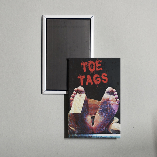 Toe Tags Mini Movie Fridge Magnet