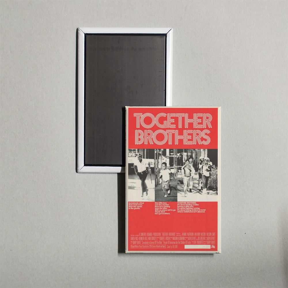 Together Brothers Mini Movie Fridge Magnet