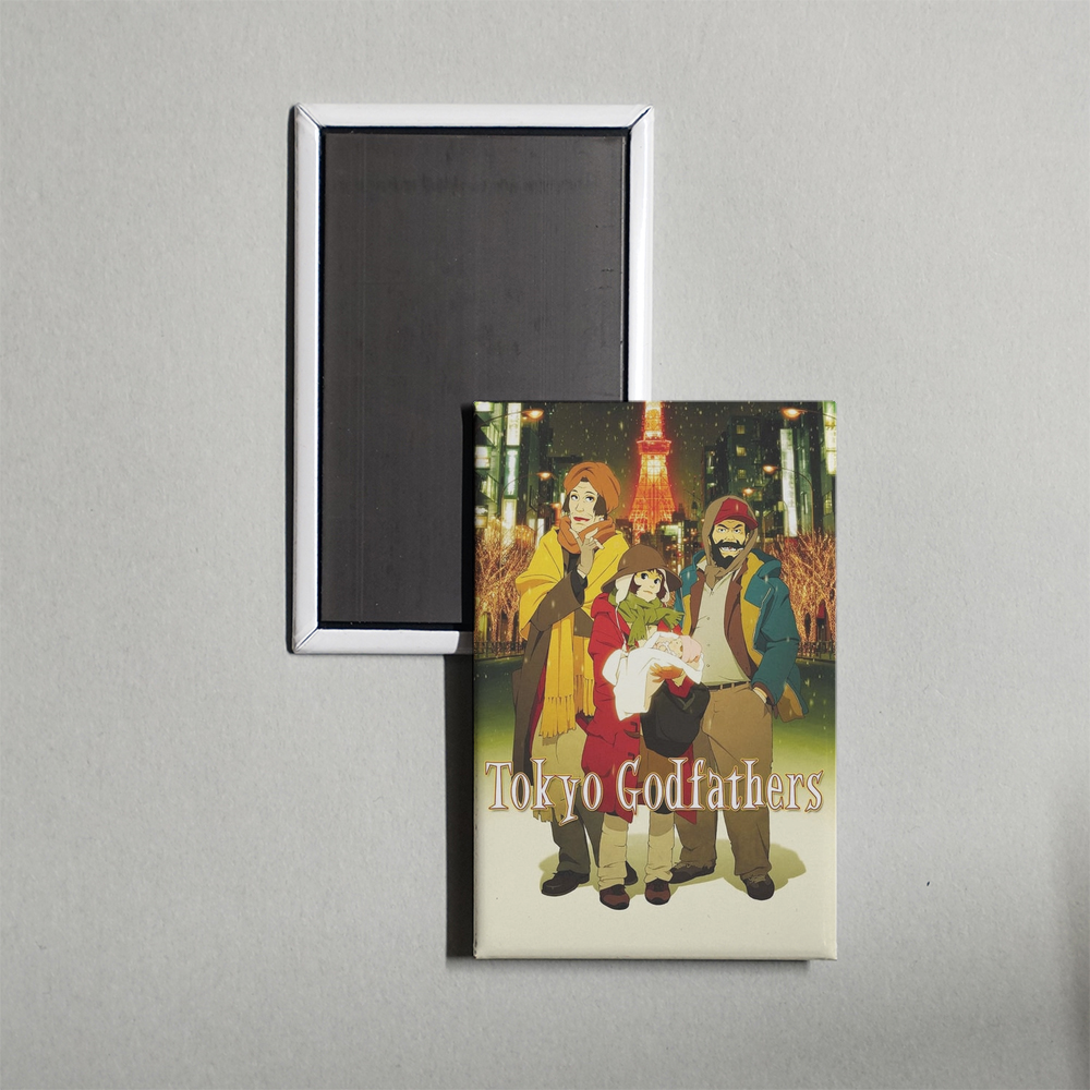 Tokyo Godfathers Mini Movie Fridge Magnet
