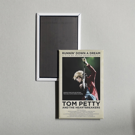 Tom Petty and the Heartbreakers Runnin' Down a Dream Mini Movie Fridge Magnet