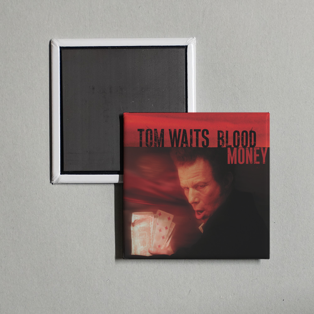 Tom Waits - Blood Money (Remastered) Album Cover Fridge Magnet