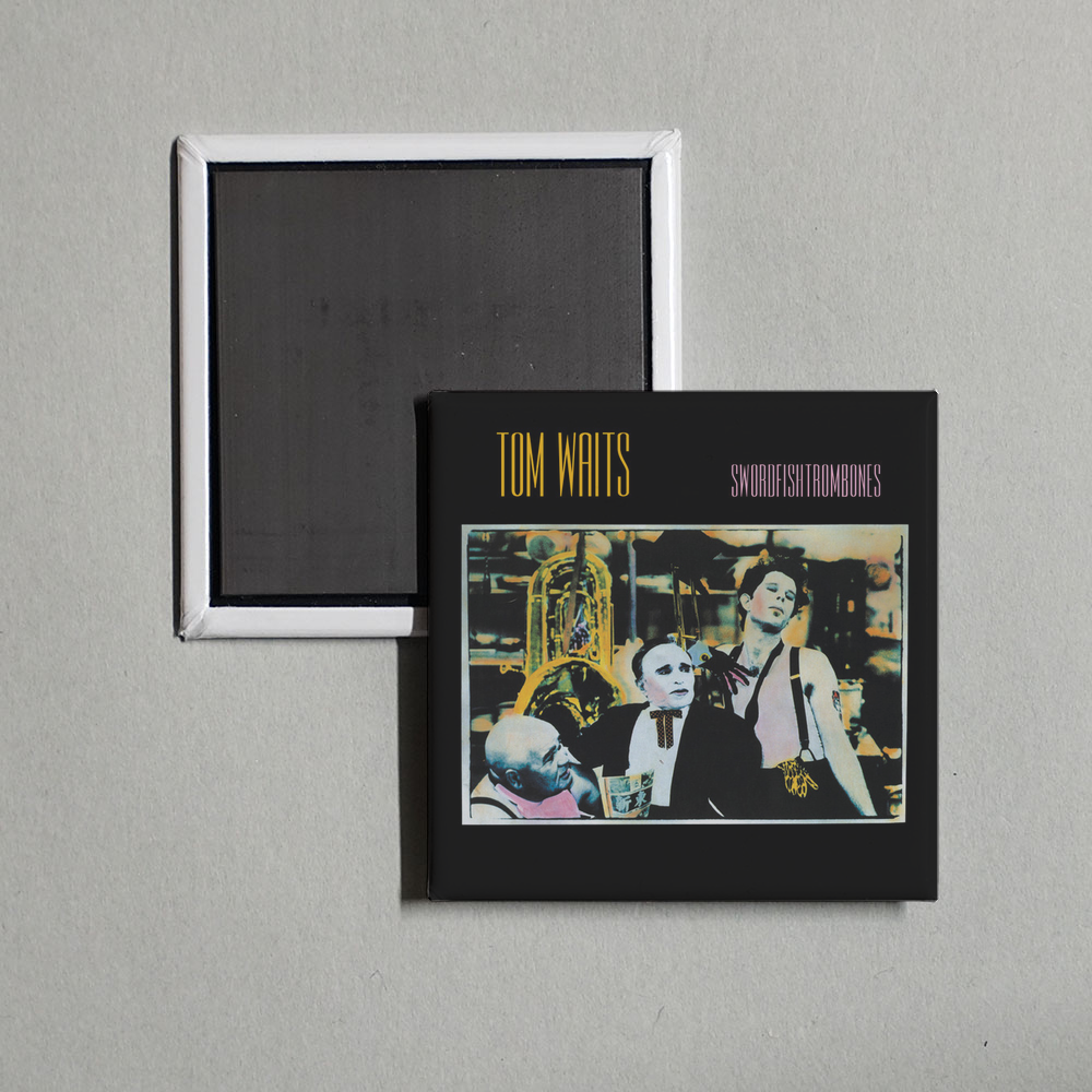 Tom Waits - Swordfishtrombones (2023 Remaster) Album Cover Fridge Magnet