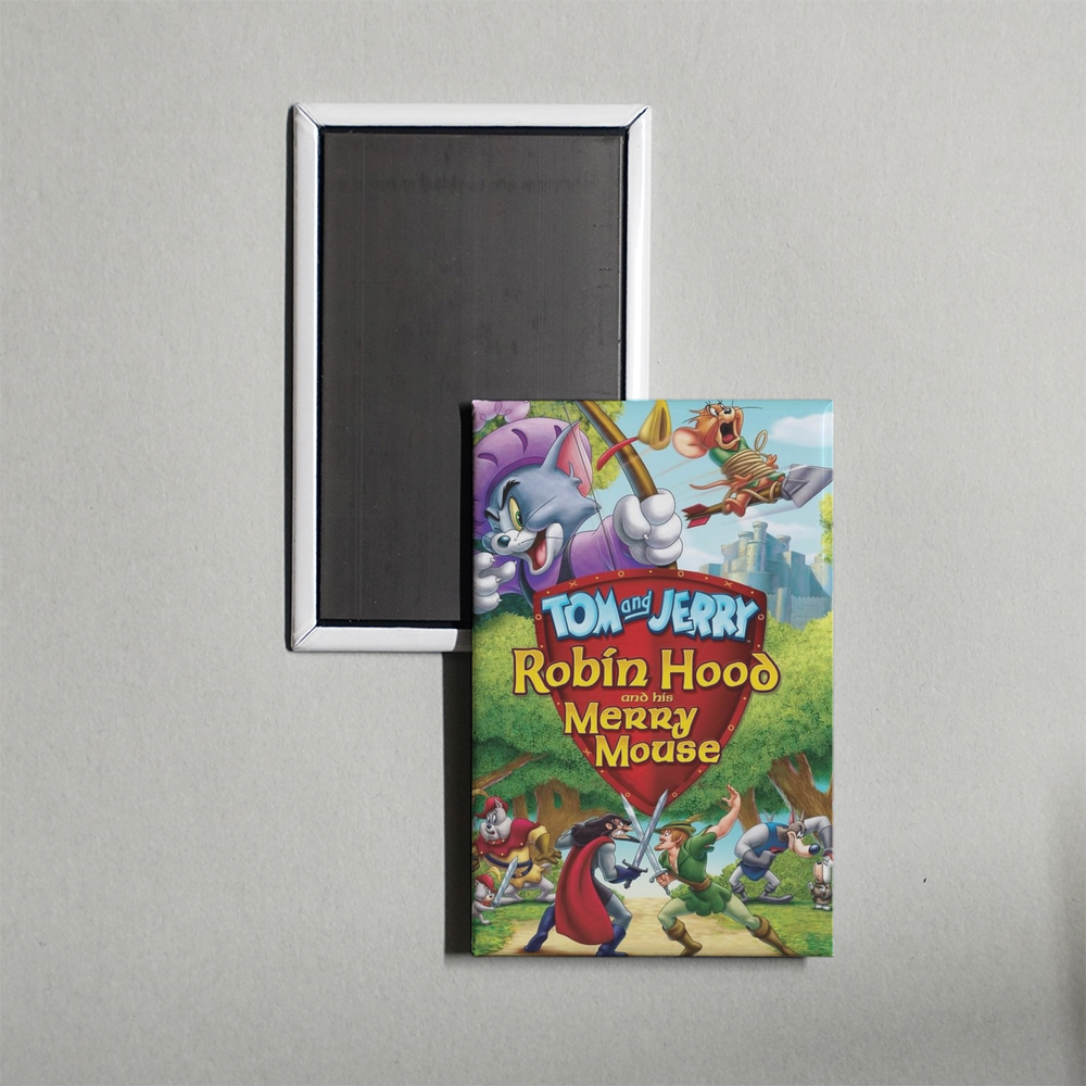 Tom and Jerry Robin Hood and His Merry Mouse Mini Movie Fridge Magnet