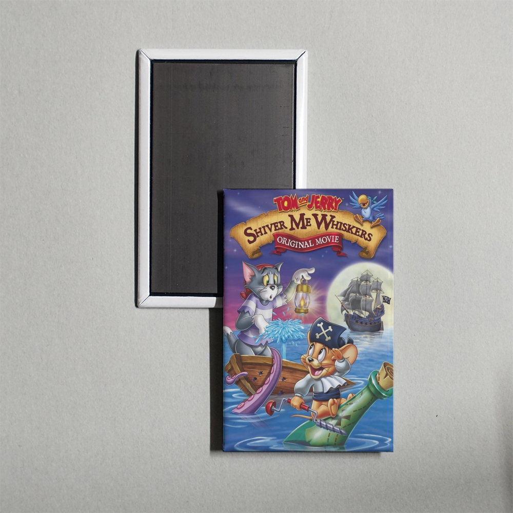 Tom and Jerry Shiver Me Whiskers Mini Movie Fridge Magnet