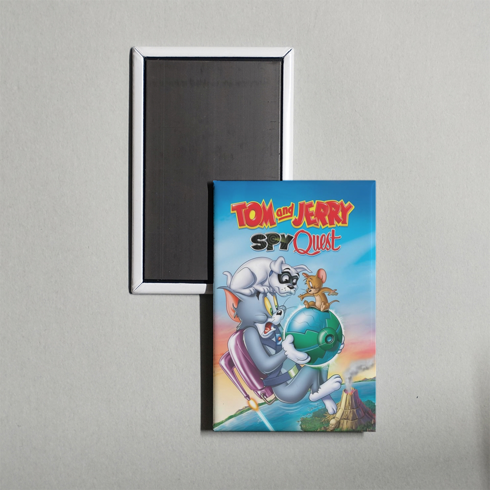Tom and Jerry Spy Quest Mini Movie Fridge Magnet