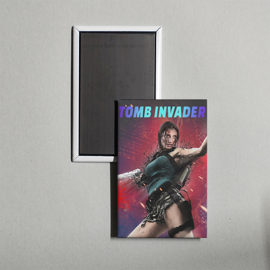 Tomb Invader Mini Movie Fridge Magnet