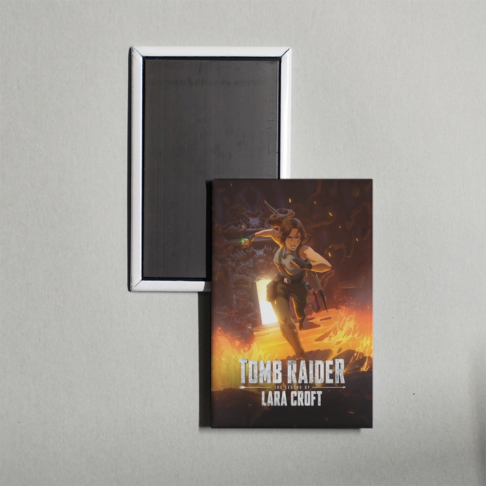 Tomb Raider The Legend of Lara Croft TV Show Fridge Magnet
