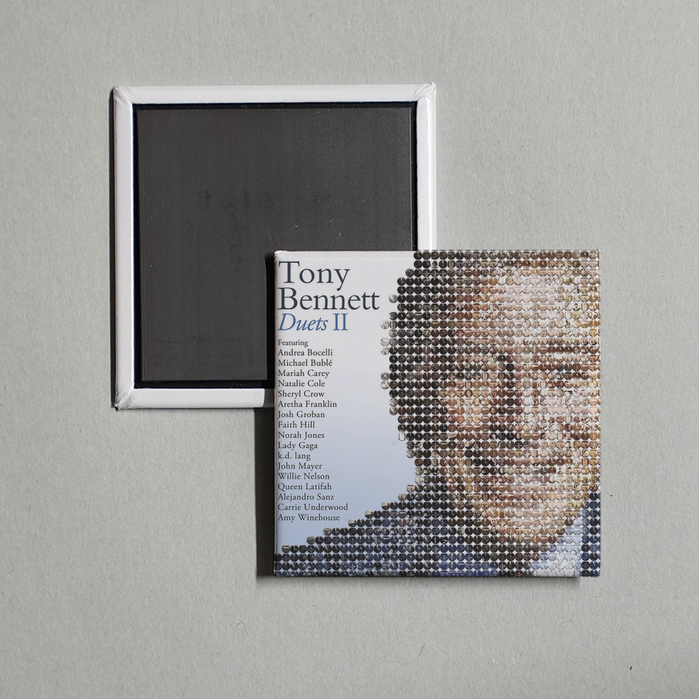 Tony Bennett - Duets II Album Cover Fridge Magnet