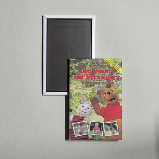 Too Smart for Strangers Mini Movie Fridge Magnet