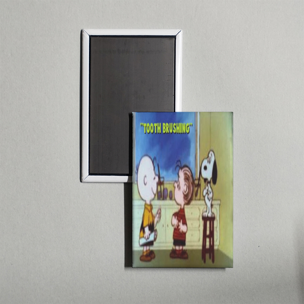 Tooth Brushing Mini Movie Fridge Magnet