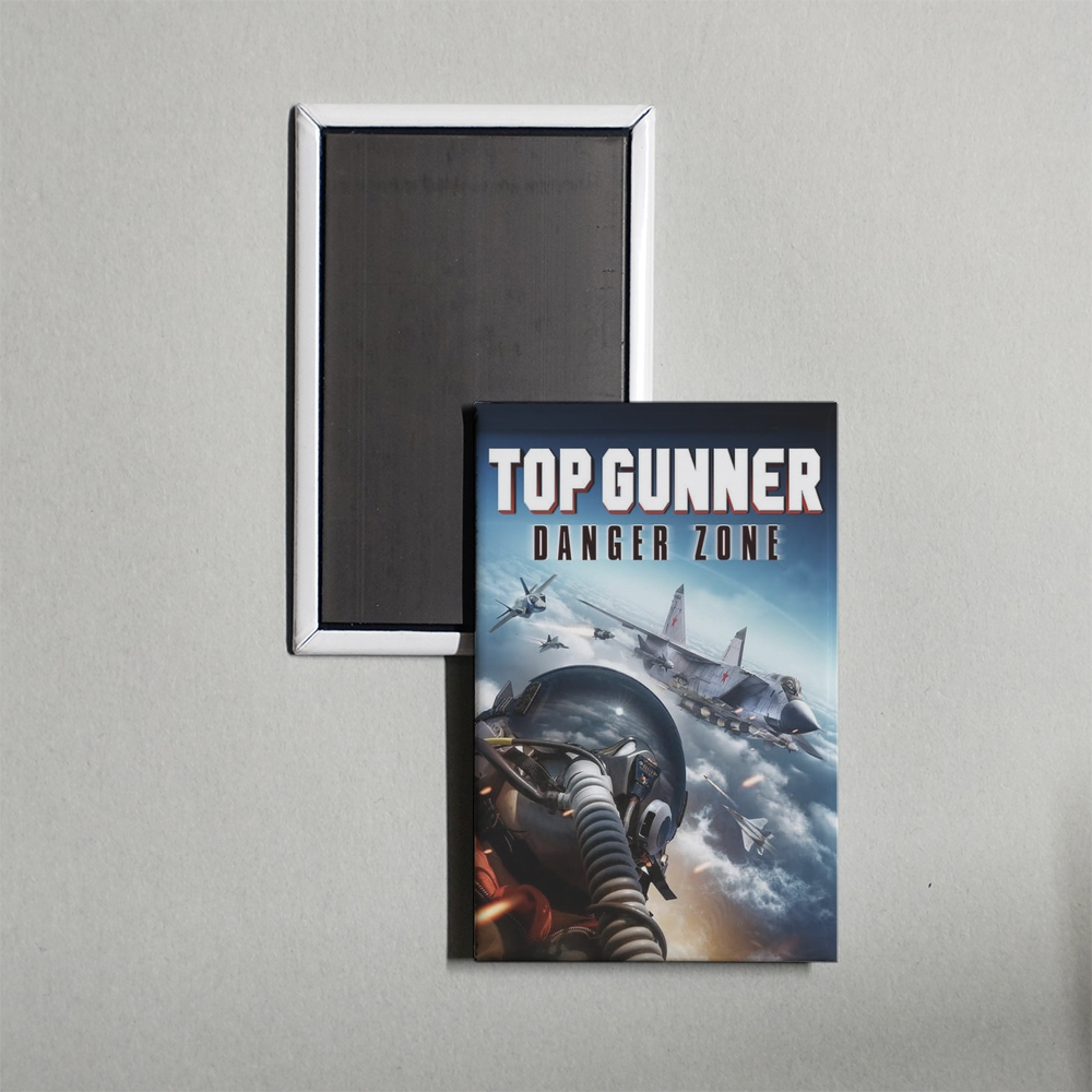 Top Gunner Danger Zone Mini Movie Fridge Magnet
