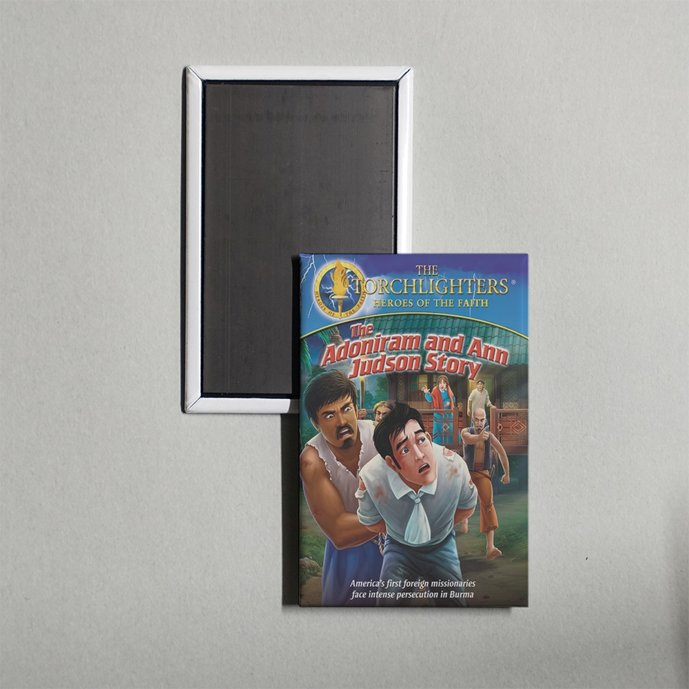 Torchlighters The Adoniram and Ann Judson Story Mini Movie Fridge Magnet