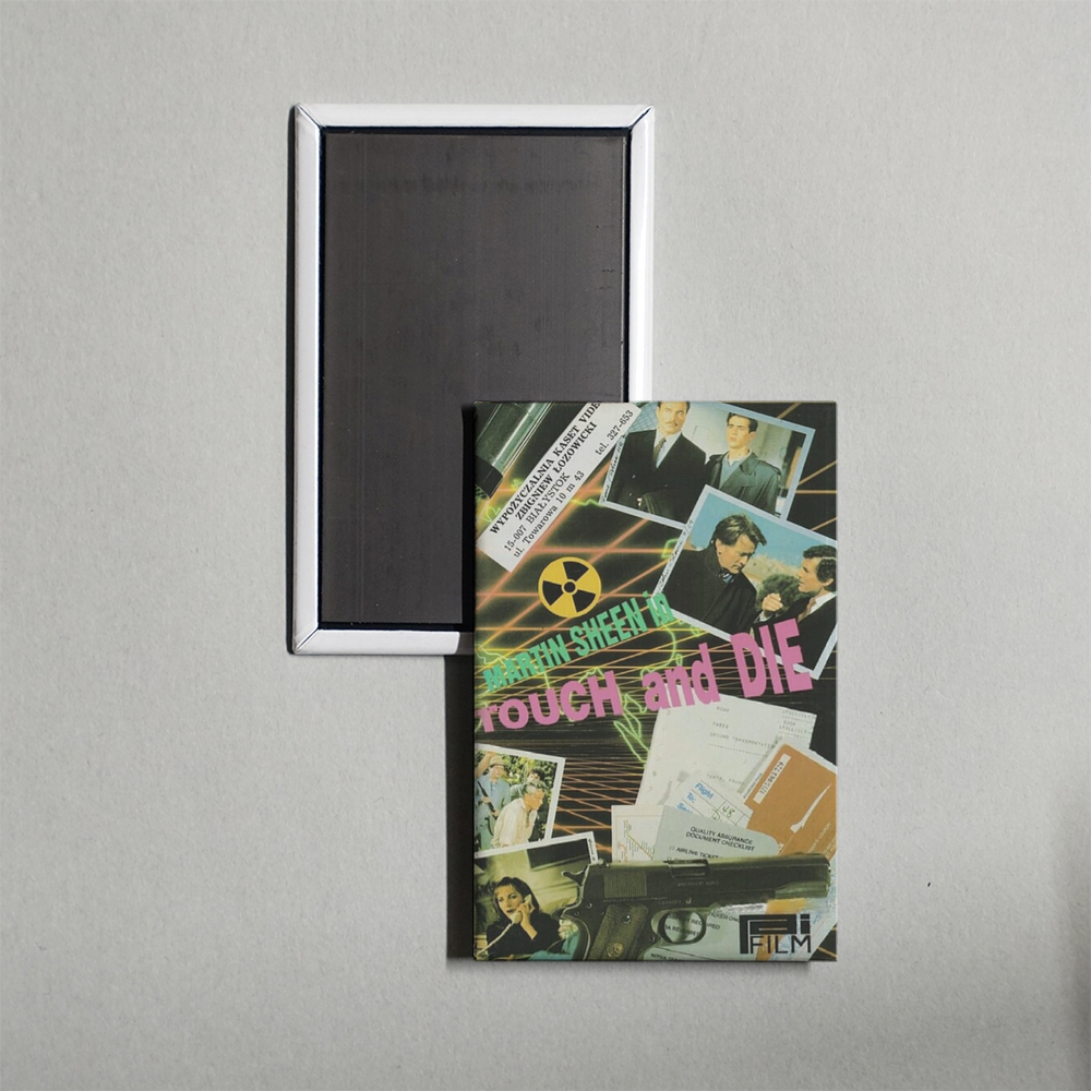 Touch and Die Mini Movie Fridge Magnet