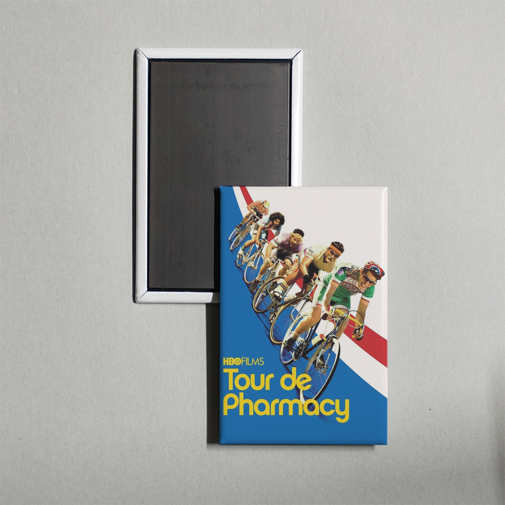 Tour de Pharmacy Mini Movie Fridge Magnet