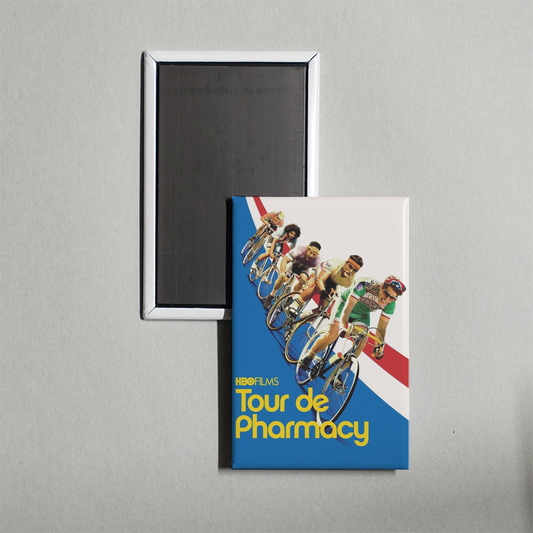 Tour de Pharmacy Mini Movie Fridge Magnet