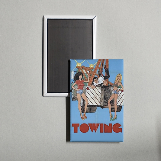 Towing Mini Movie Fridge Magnet