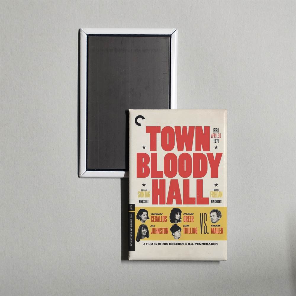 Town Bloody Hall Mini Movie Fridge Magnet