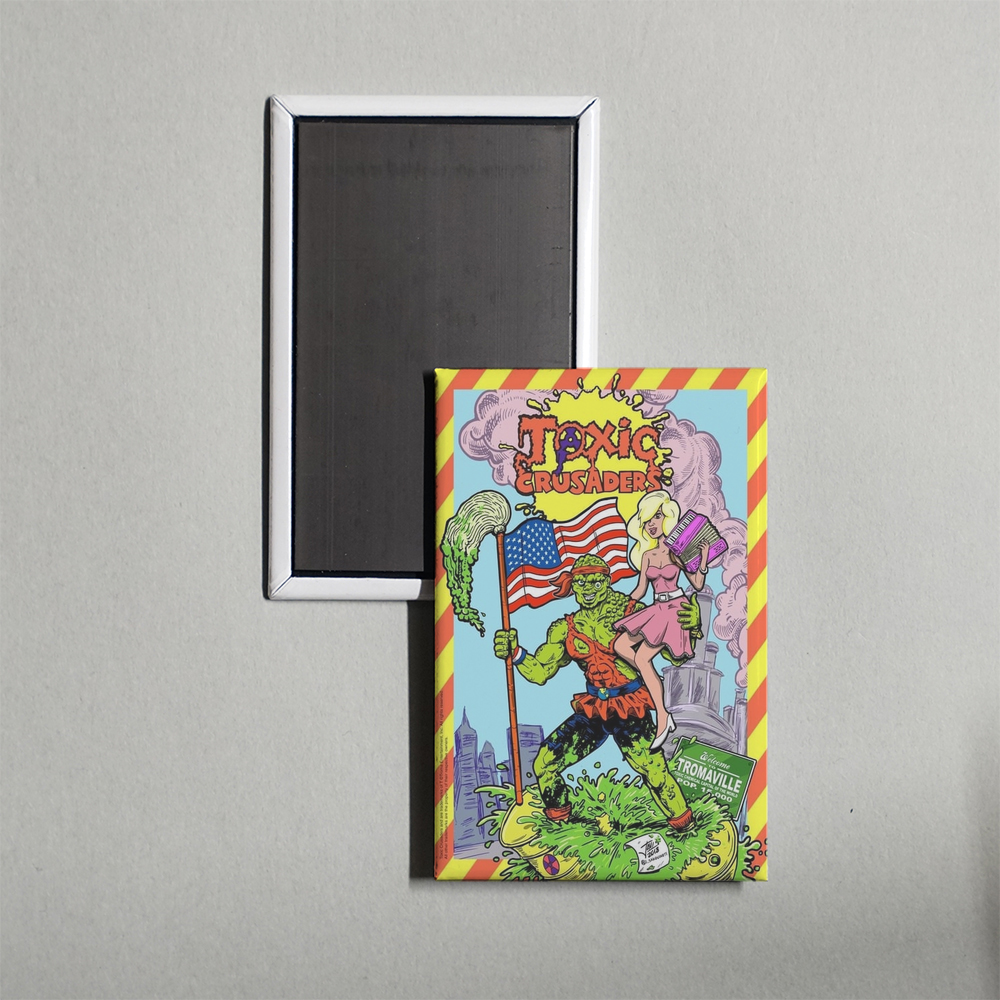 Toxic Crusaders TV Show Fridge Magnet