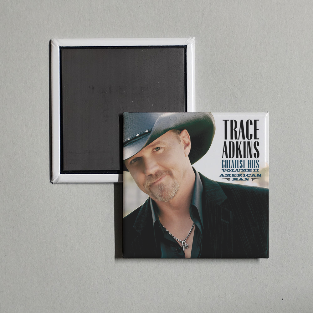 Trace Adkins - American Man Greatest Hits Vol. II Album Cover Fridge Magnet
