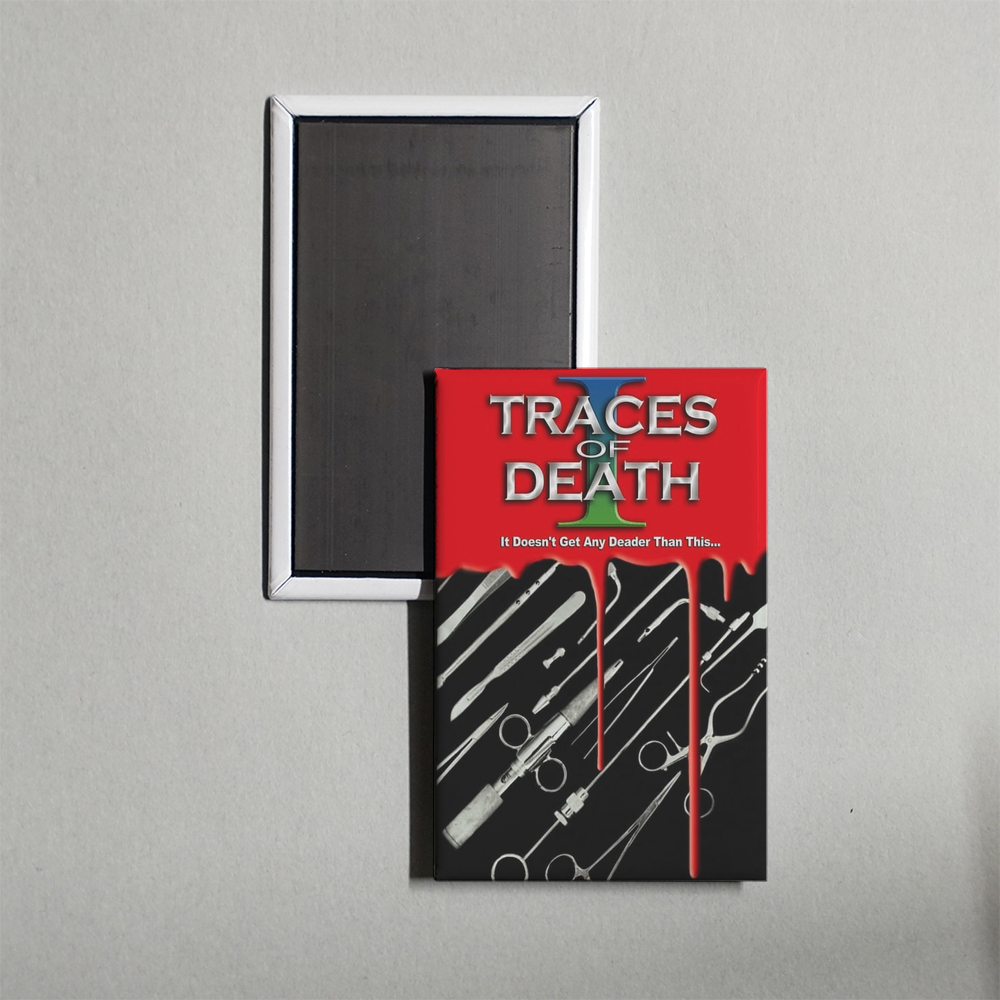 Traces of Death Mini Movie Fridge Magnet