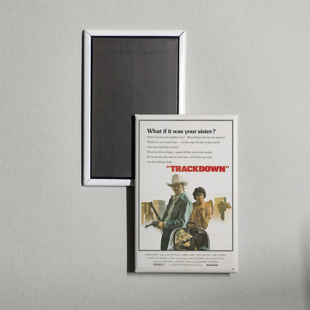 Trackdown Mini Movie Fridge Magnet