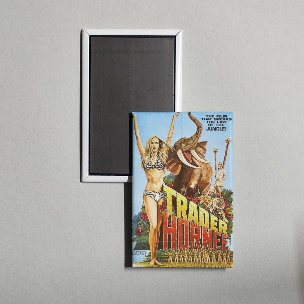 Trader Hornee Mini Movie Fridge Magnet