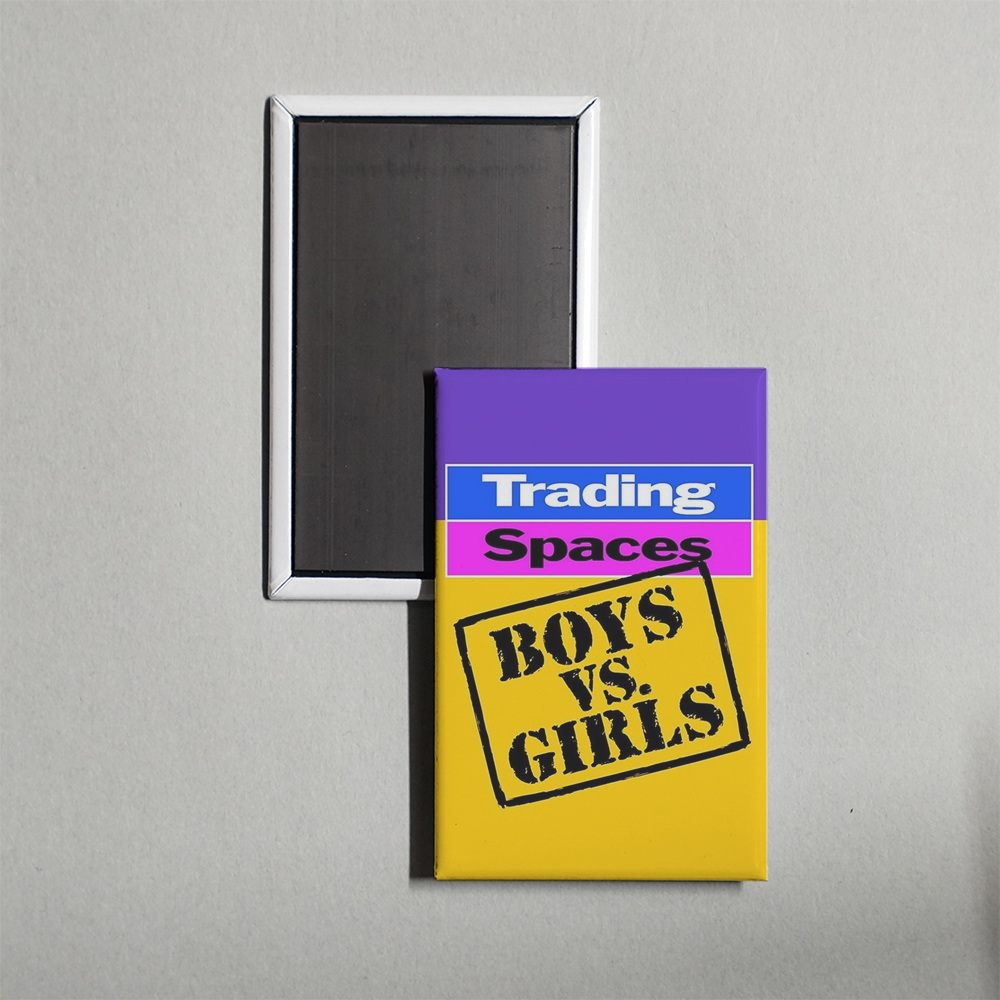 Trading Spaces Boys vs. Girls TV Show Fridge Magnet