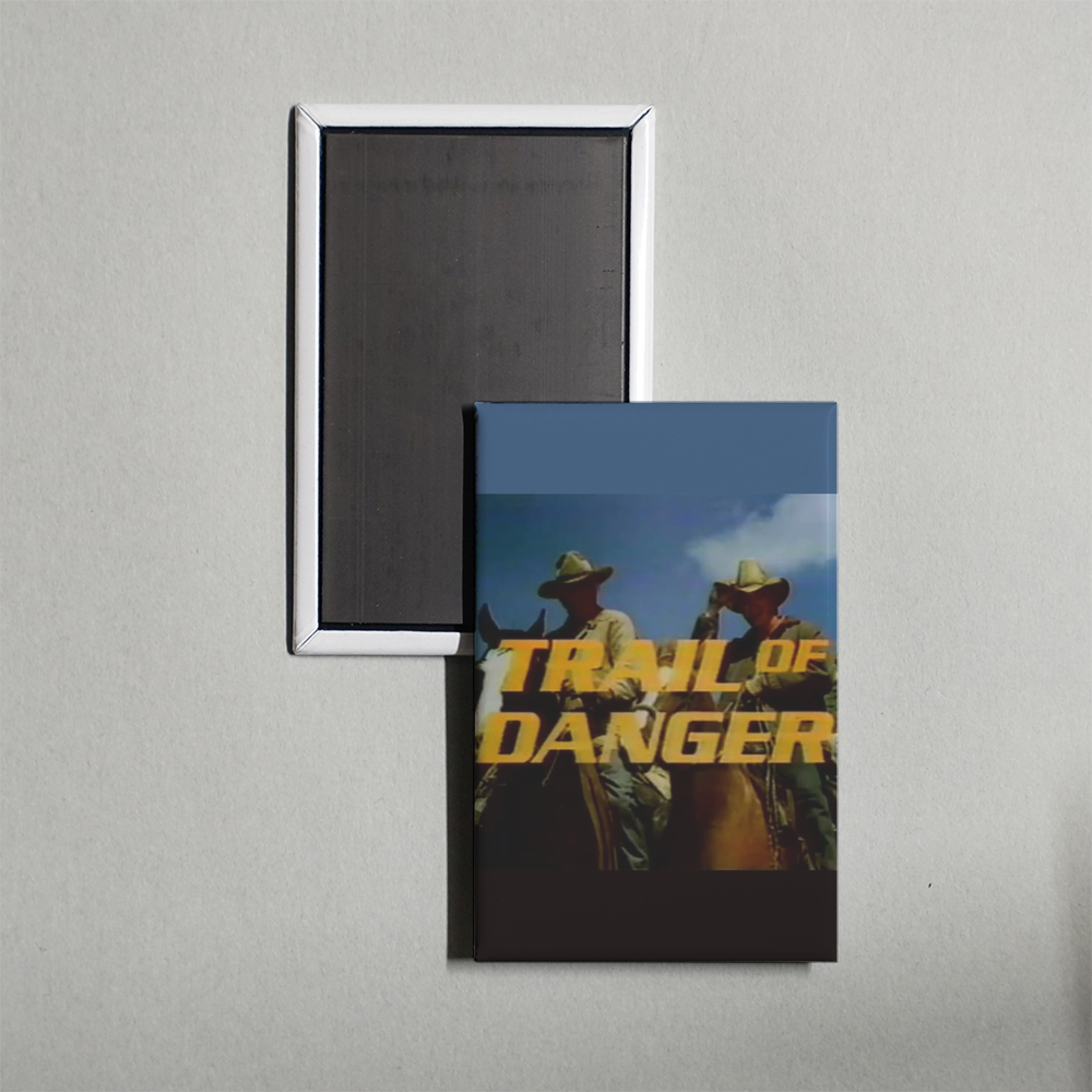 Trail of Danger Mini Movie Fridge Magnet