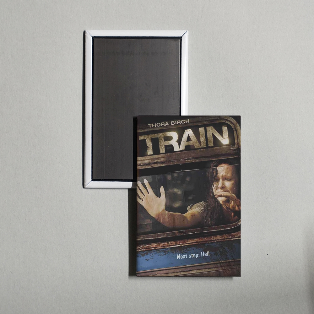 Train Mini Movie Fridge Magnet