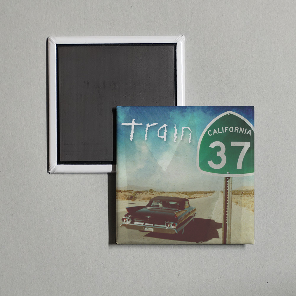 Train - California 37 Album Cover Fridge Magnet