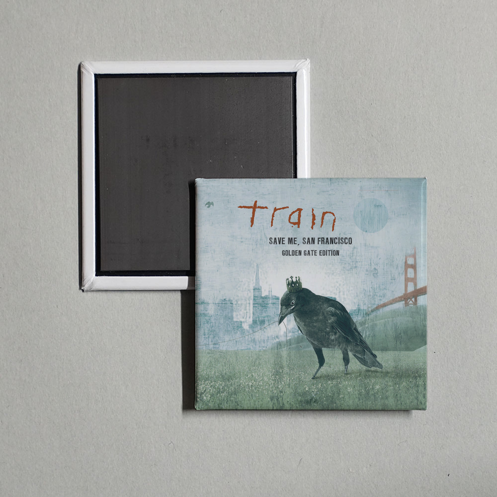 Train - Save Me, San Francisco (Golden Gate Edition) Album Cover Fridge Magnet