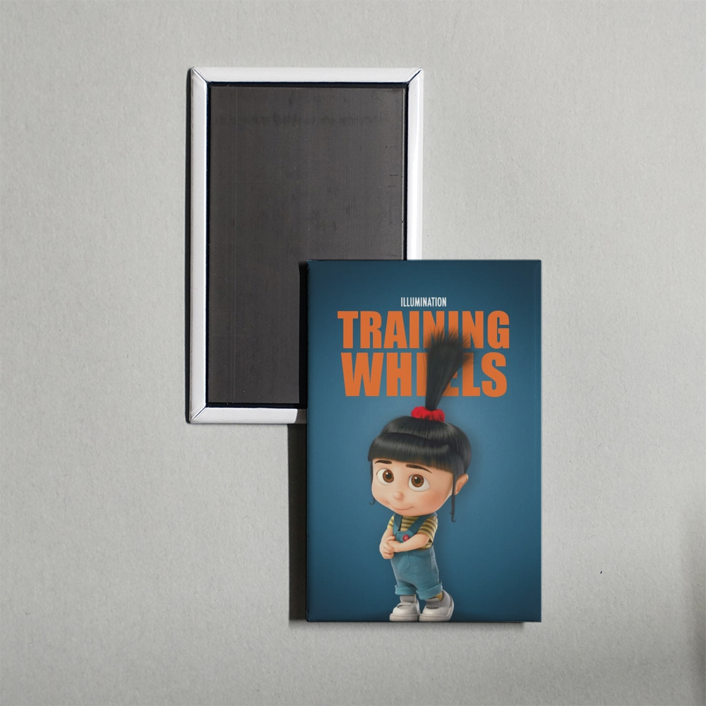 Training Wheels Mini Movie Fridge Magnet