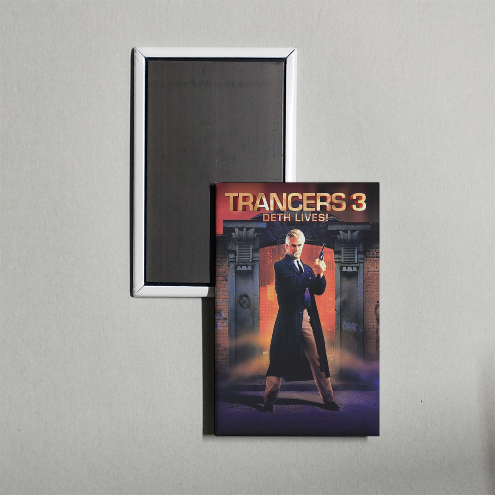 Trancers 3 Deth Lives Mini Movie Fridge Magnet