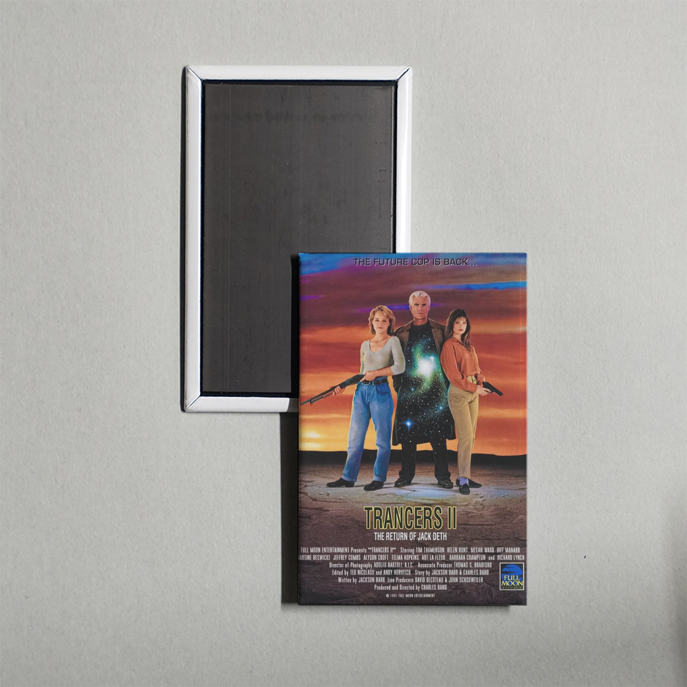 Trancers II The Return of Jack Deth Mini Movie Fridge Magnet
