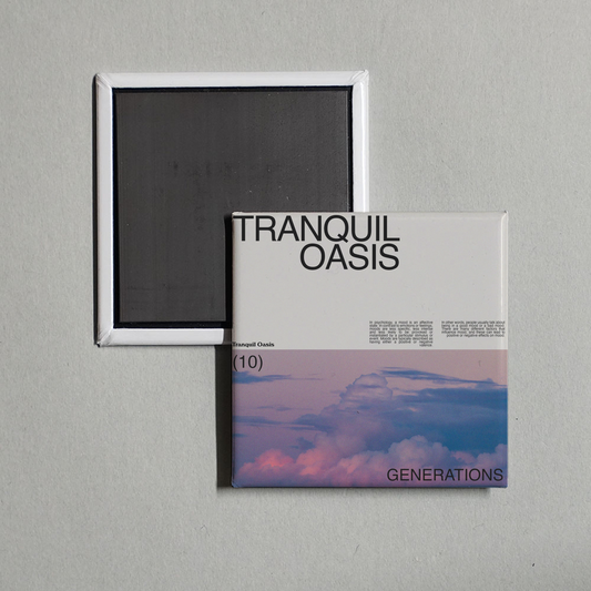 Tranquil Oasis - Generations Album Cover Fridge Magnet