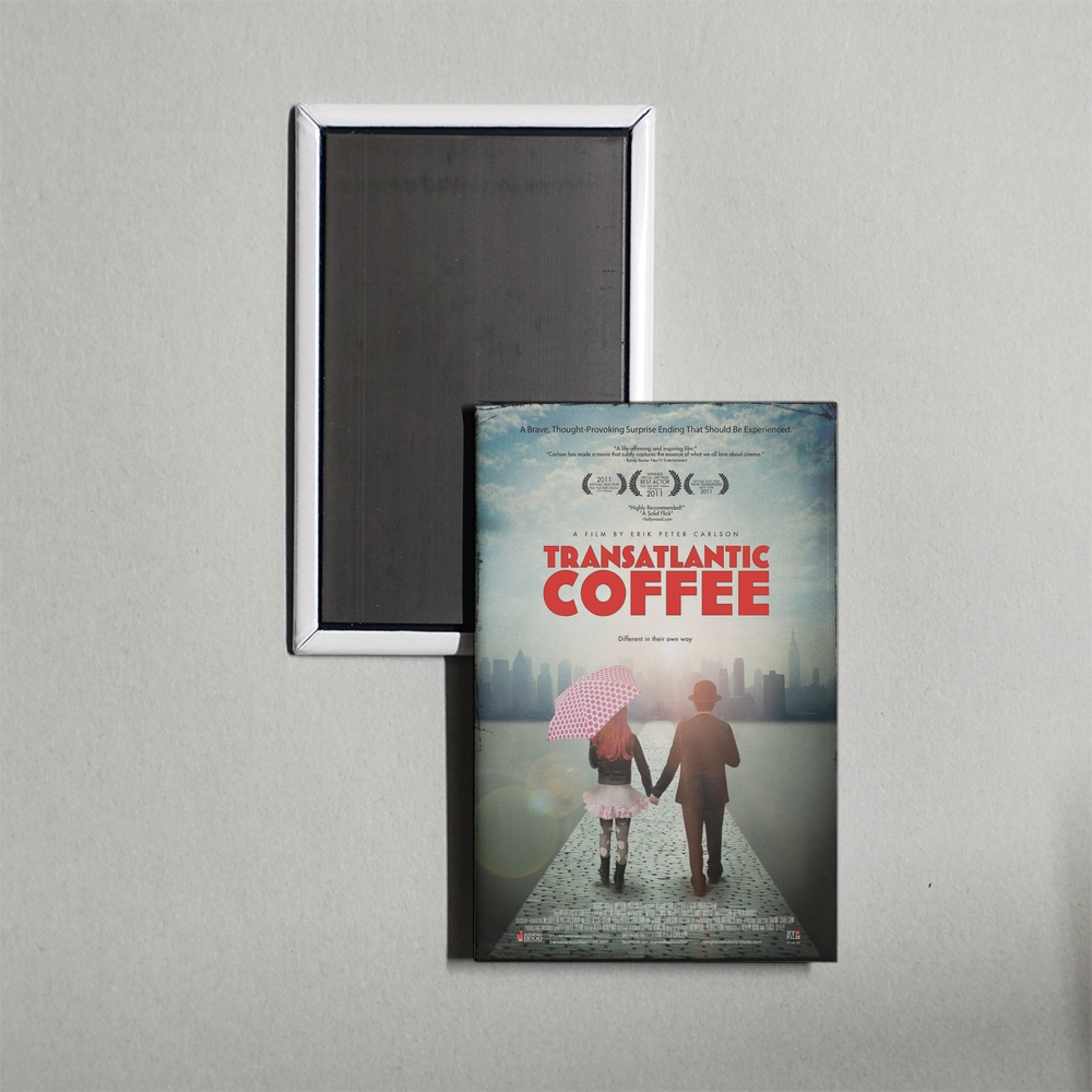 Transatlantic Coffee Mini Movie Fridge Magnet