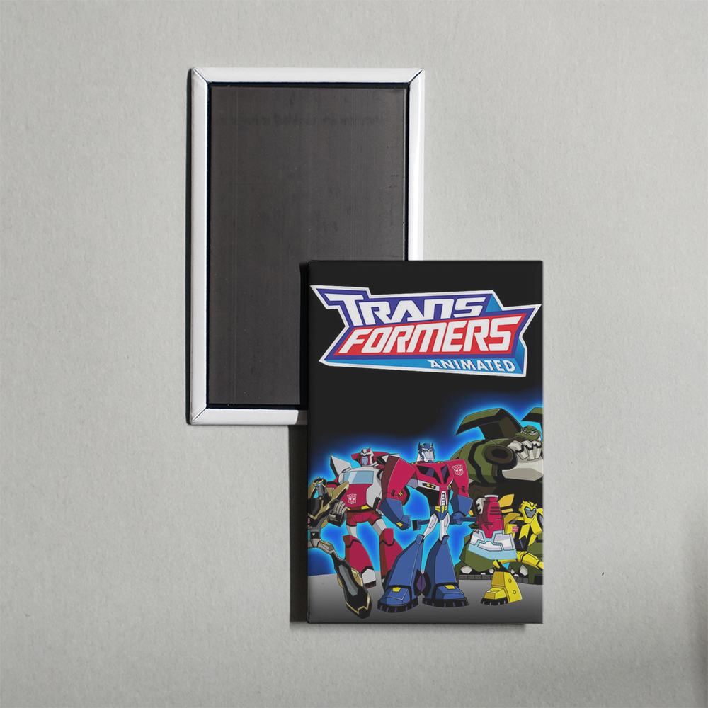 Transformers Animated TV Show Fridge Magnet