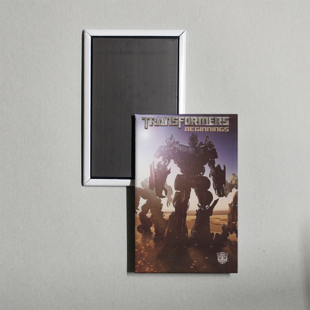 Transformers Beginnings Mini Movie Fridge Magnet