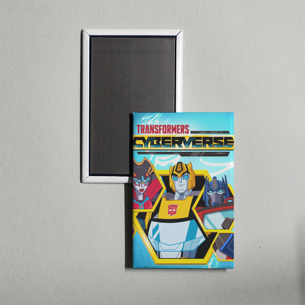 Transformers Cyberverse TV Show Fridge Magnet