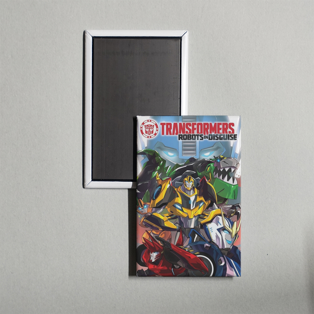 Transformers Robots In Disguise TV Show Fridge Magnet