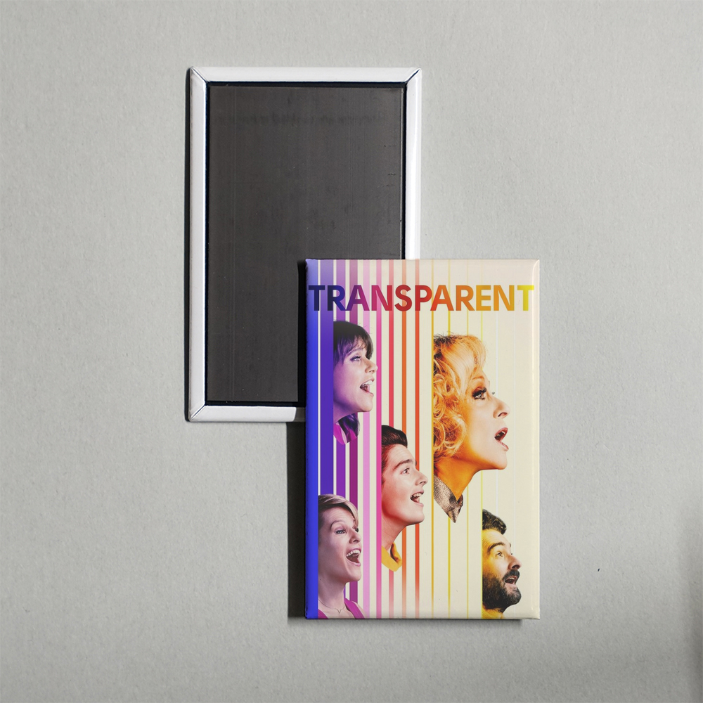 Transparent TV Show Fridge Magnet