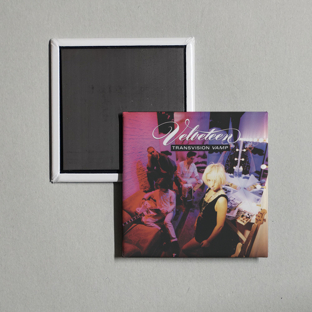 Transvision Vamp - Velveteen Album Cover Fridge Magnet