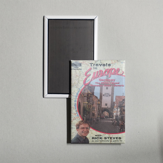 Travels in Europe with Rick Steves TV Show Fridge Magnet