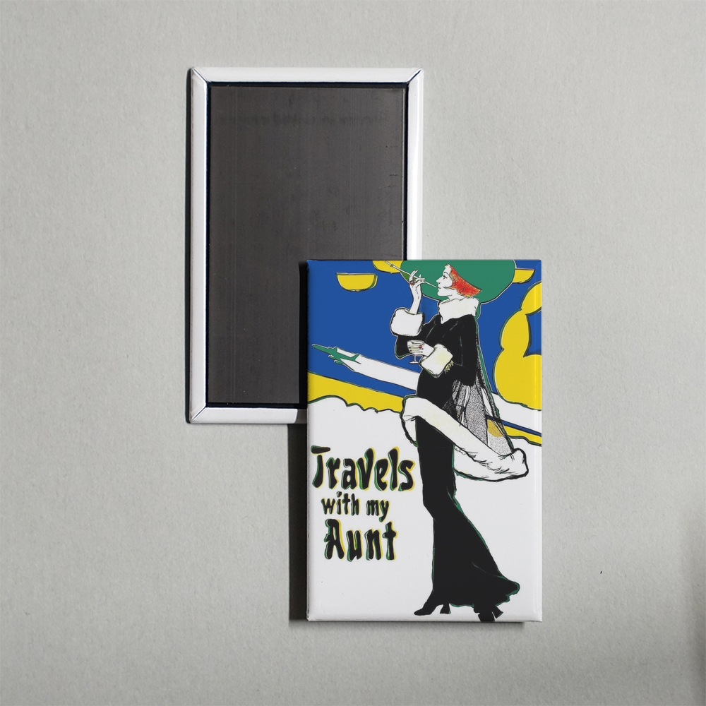 Travels with My Aunt Mini Movie Fridge Magnet