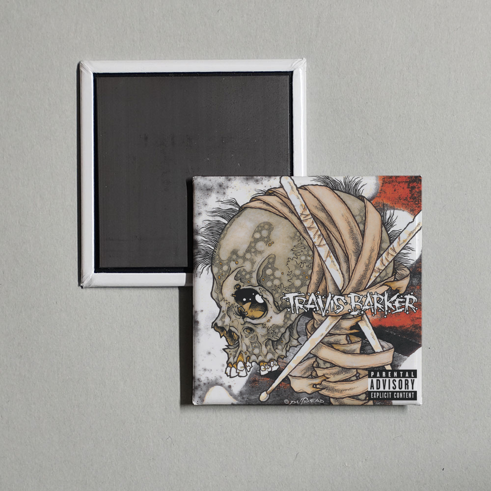 Travis Barker - Give The Drummer Some Album Cover Fridge Magnet