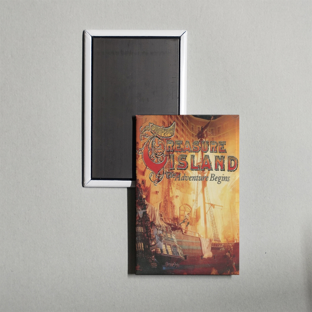 Treasure Island The Adventure Begins Mini Movie Fridge Magnet