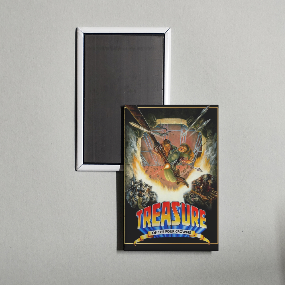 Treasure of the Four Crowns Mini Movie Fridge Magnet