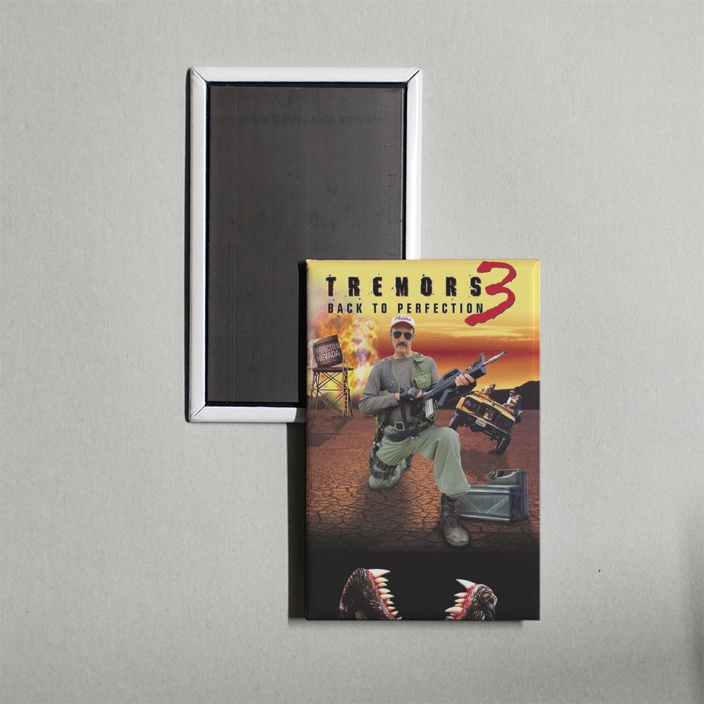 Tremors 3 Back to Perfection Mini Movie Fridge Magnet