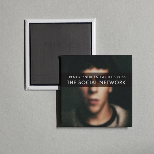 Trent Reznor and Atticus Ross - The Social Network Album Cover Fridge Magnet